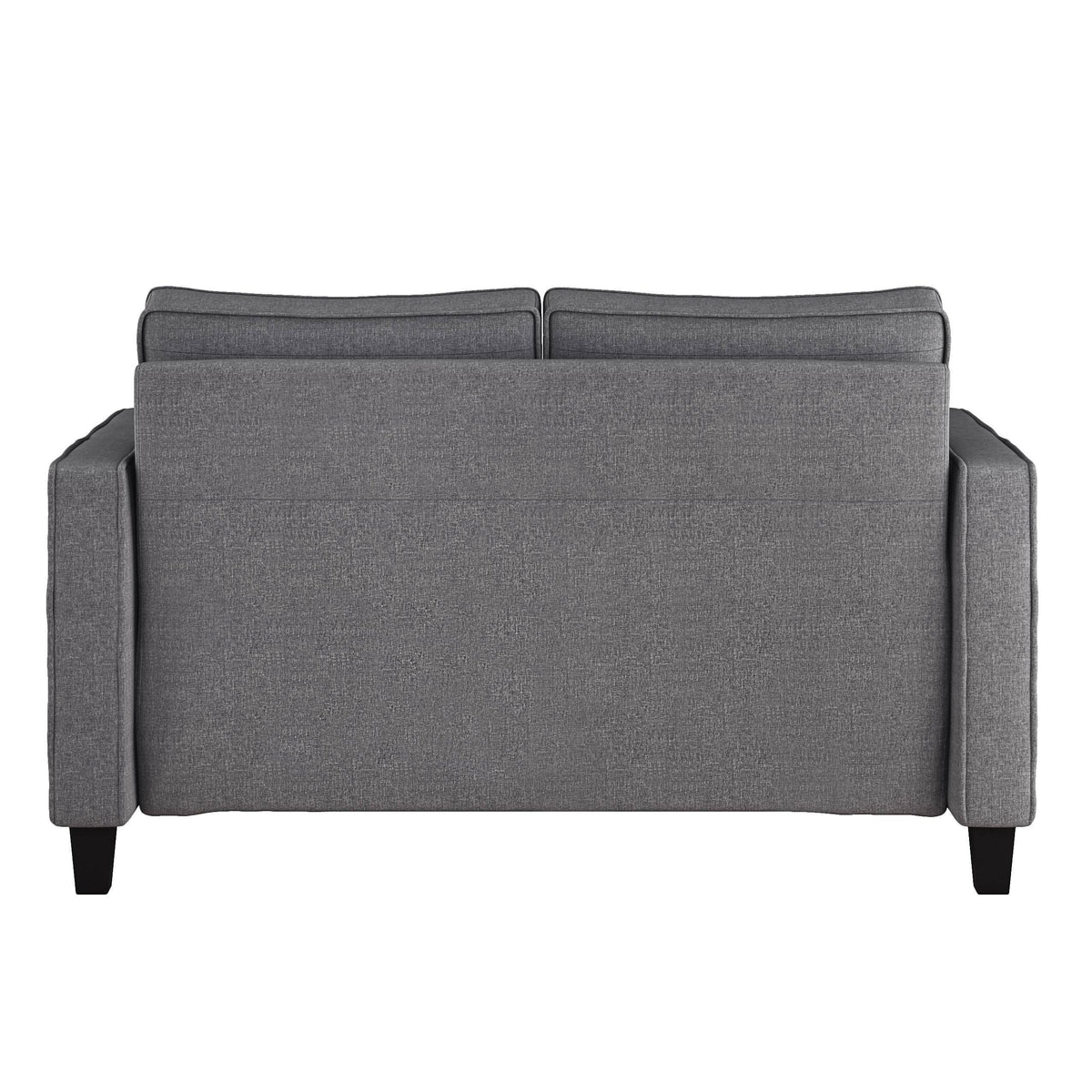 Gray Fabric Loveseat Sofa W45061