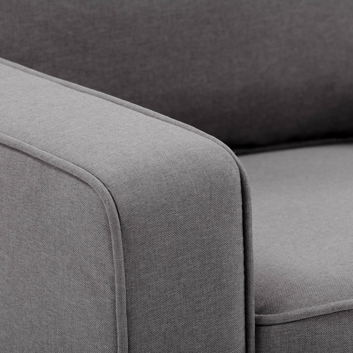 Gray Fabric Loveseat Sofa W45061