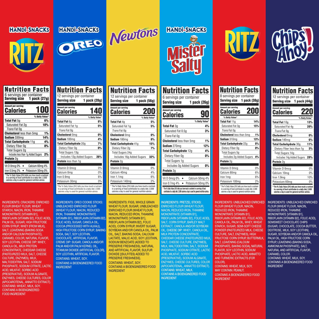 56 Snack Packs Variety Pack S972692
