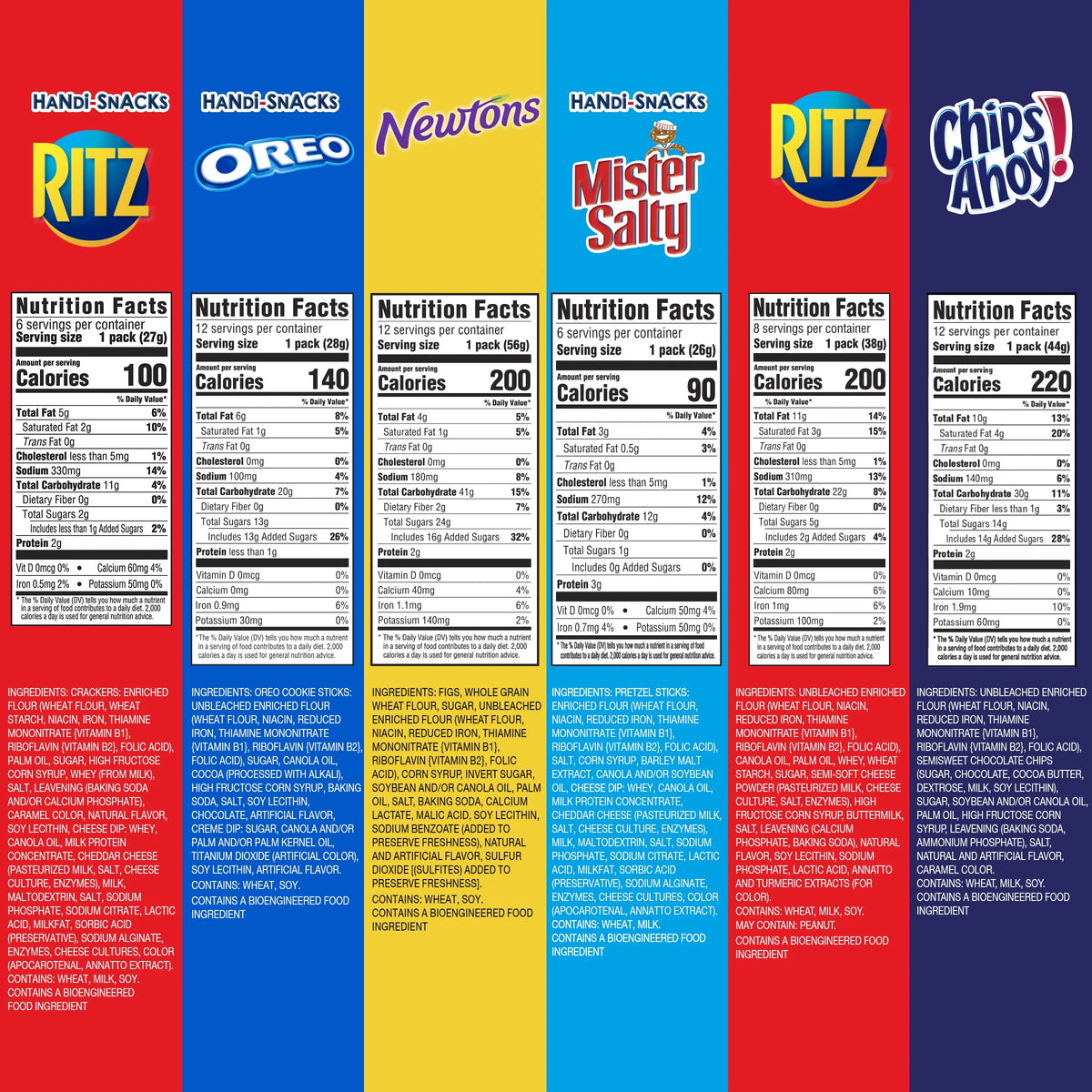 56 Snack Packs Variety Pack S972692