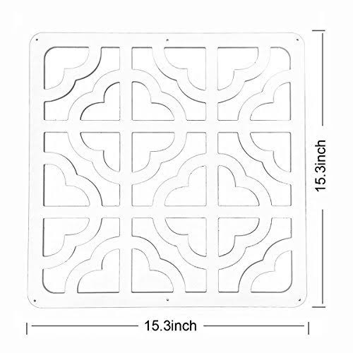 10Pieces Wood-Plastic Hanging Room Divider Q71189