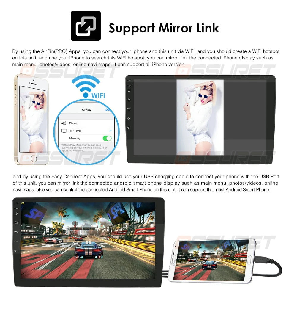 Android 12 Car Stereo GPS Navigation 2+32GB Radio Head Unit G914