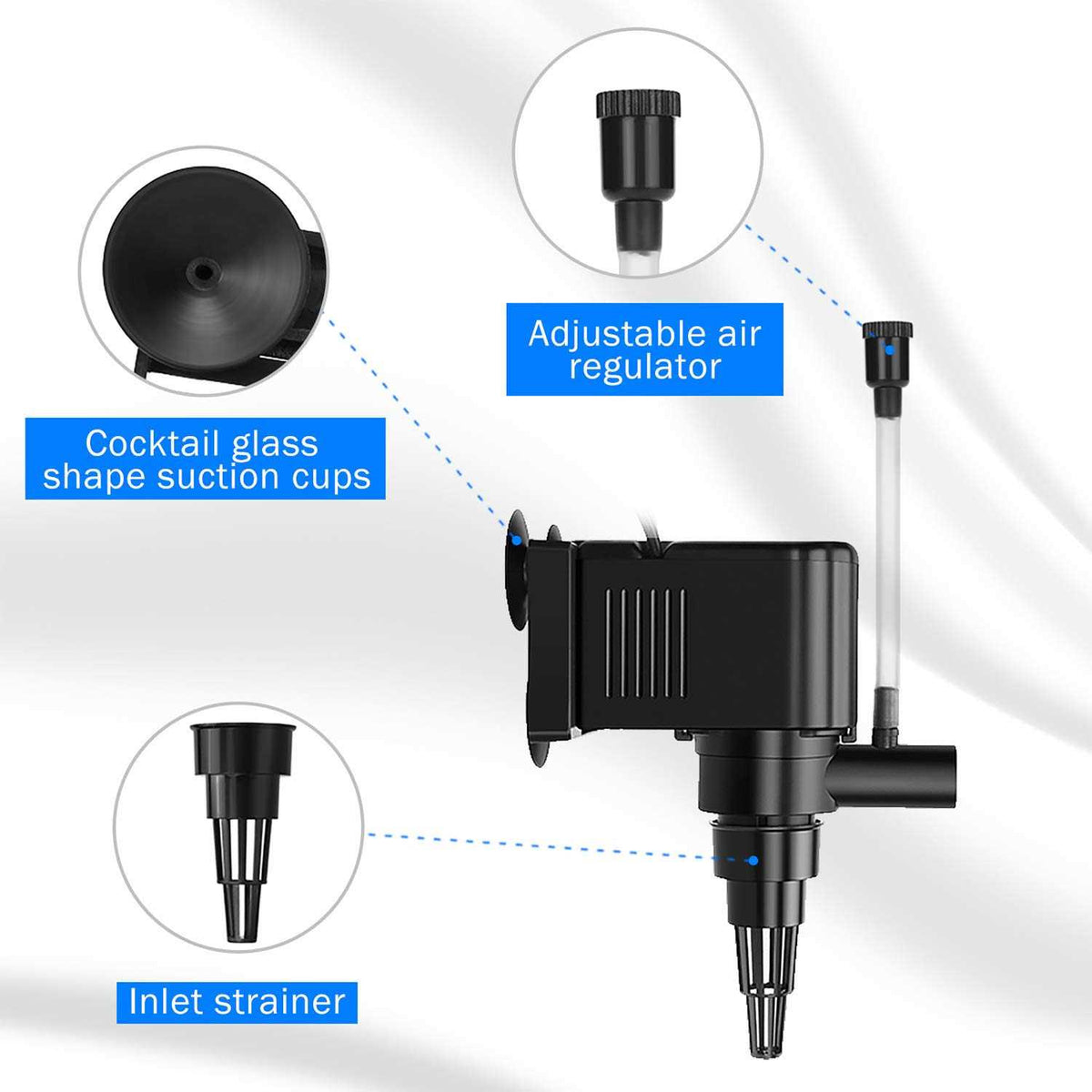 Aquarium Powerhead Pump 210 GPH Q448