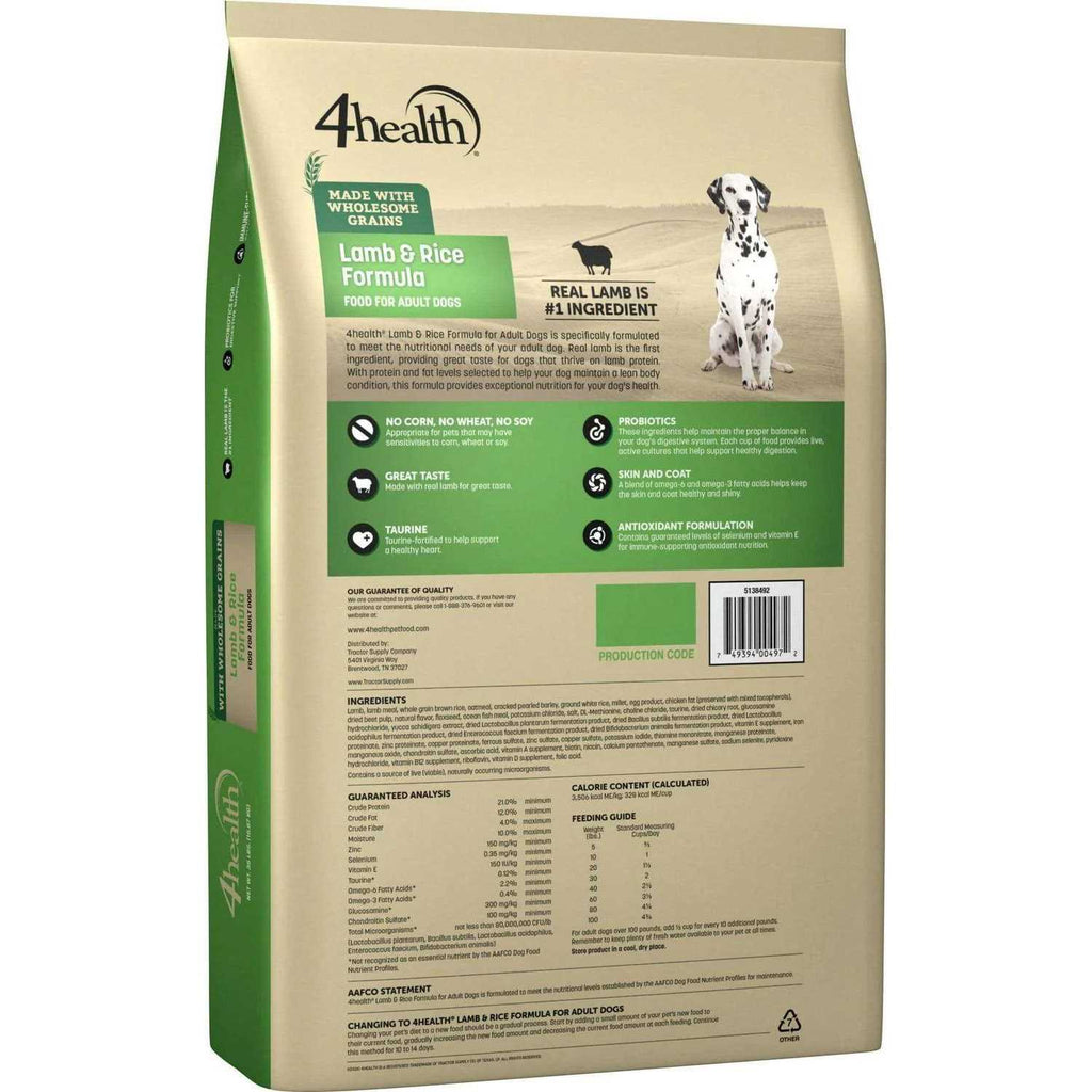 Lamb and Rice Dry Dog Food P359