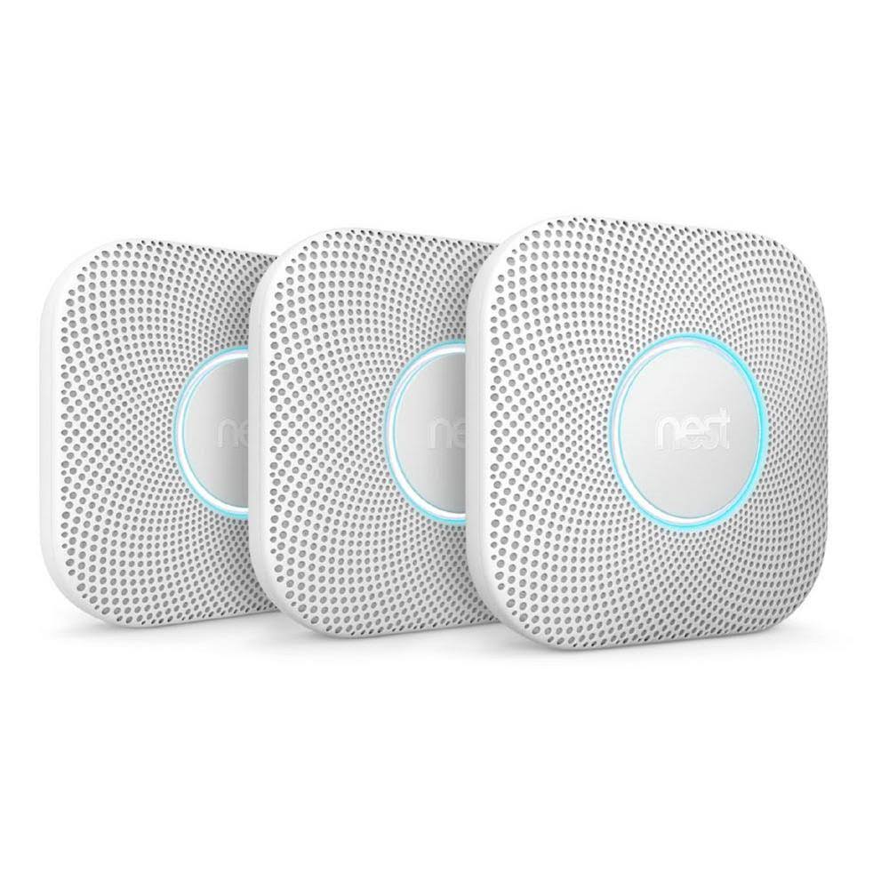 White 3 Pack Smoke and Carbon Monoxide Alarm D440815