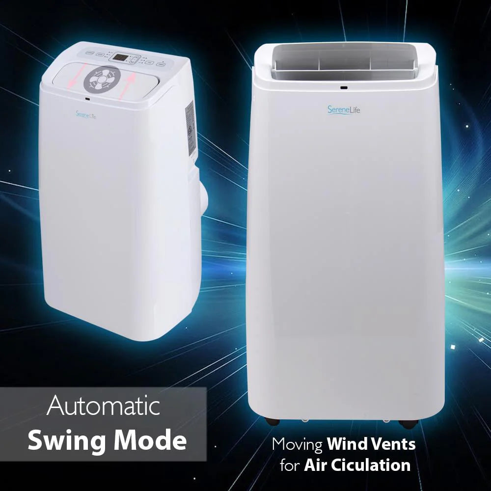 Portable Air Conditioner with Built-in Dehumidifier & Fan Modes, 12,000 BTU X73494