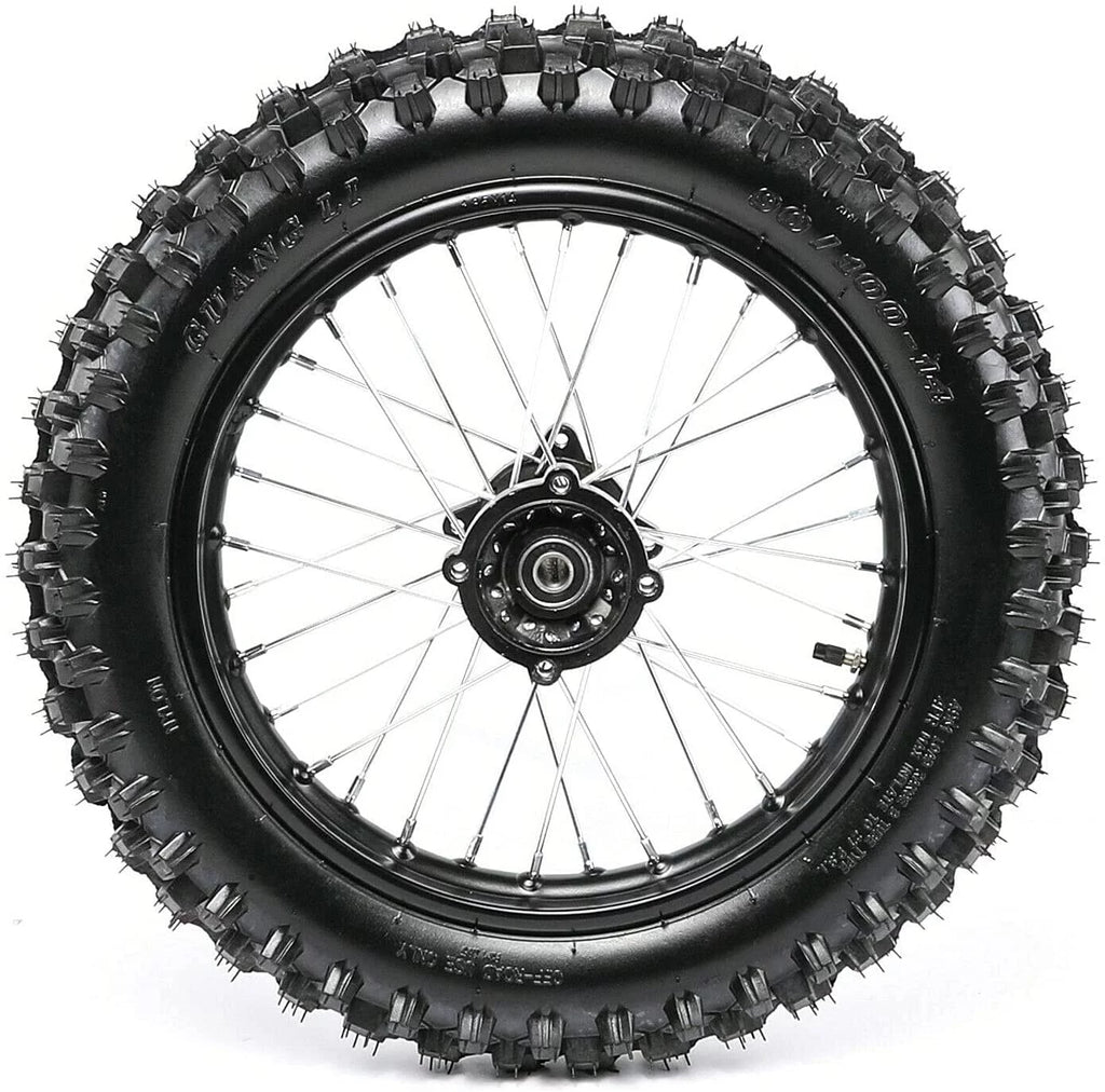 14 90/100-14 Rear Wheel Tire and Rim Inner Tube with 15mm Bearing C387474