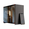Dark Gray Aluminum Tempered Glass PC Case Y61741
