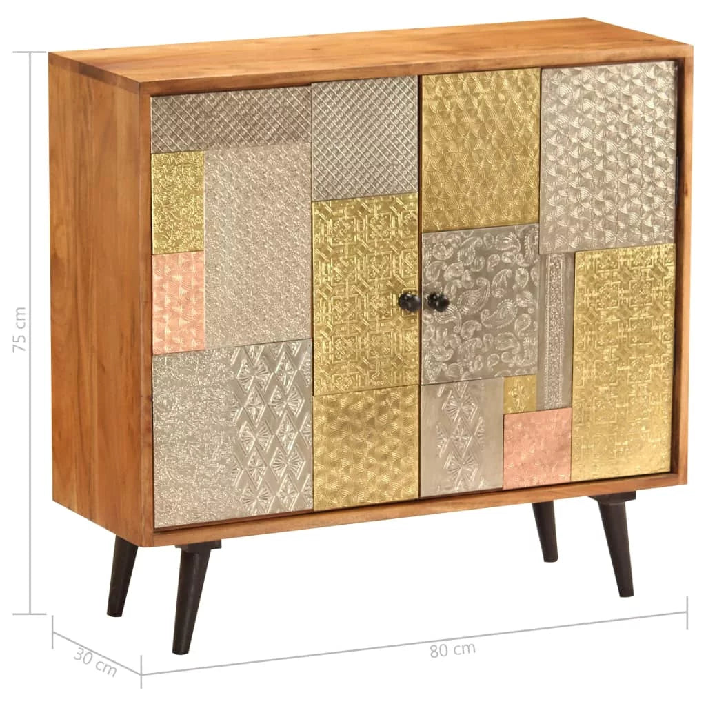Solid Acacia Wood Sideboard W2454
