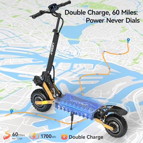 Electric Scooter, 5600W Motor, 59Mi Range K8030