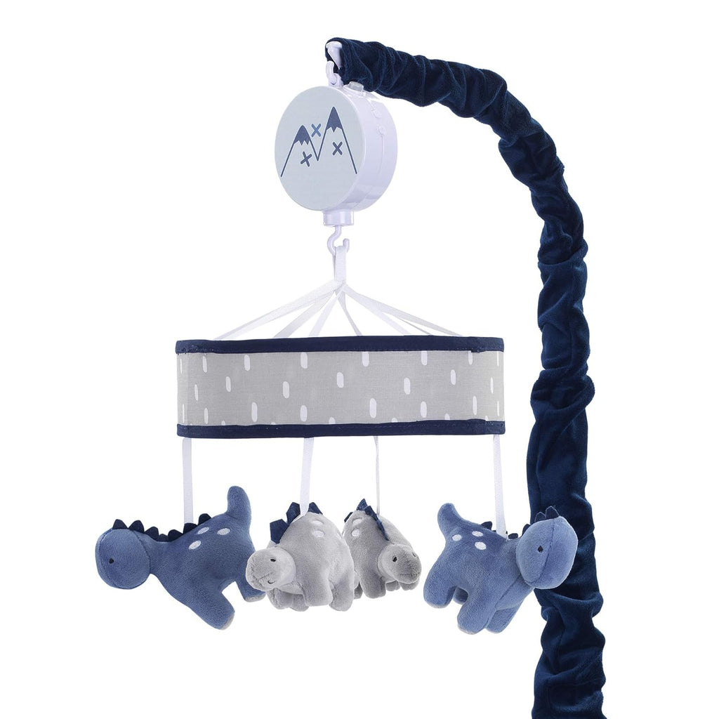 Blue/Gray Dinosaur Musical Baby Crib Mobile A73662