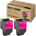 Compatible Magenta Toner Cartridge 2-Pack C663468