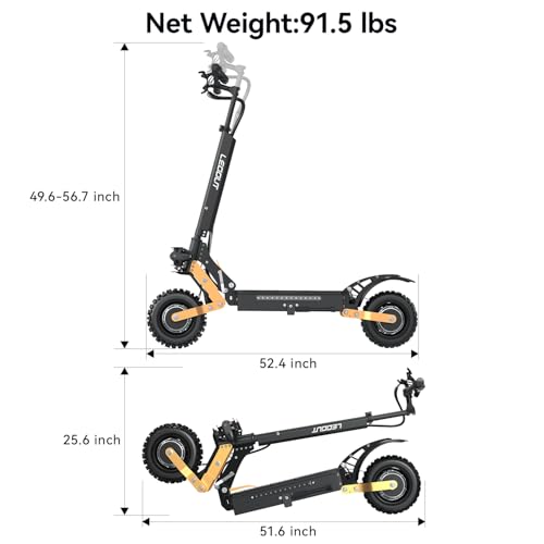 Electric Scooter, 5600W Motor, 59Mi Range K8030