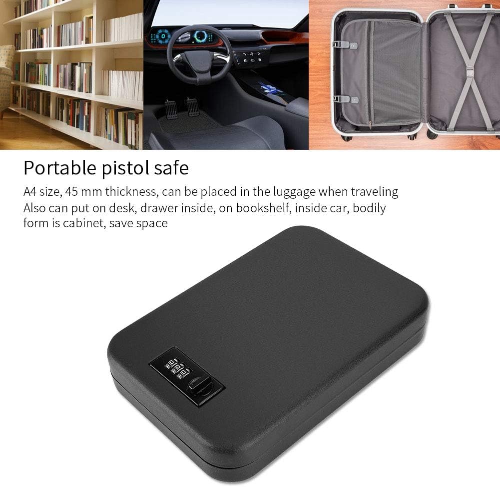 Portable Fireproof Waterproof Security Case with Key Lock E128