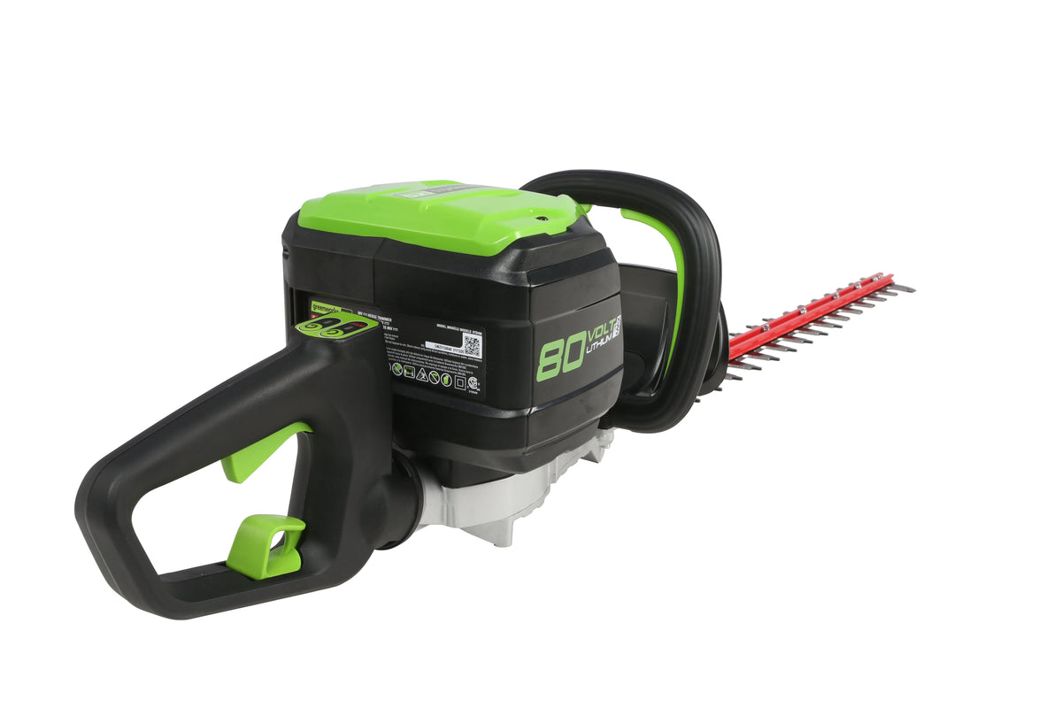 80V 26-inch Cordless Brushless Hedge Trimmer with 2.0 Ah Battery & Charger R7740