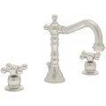 Satin Nickel 1.5 GPM Widespread Bathroom Faucet with Pop-Up Drain Assembly T4387