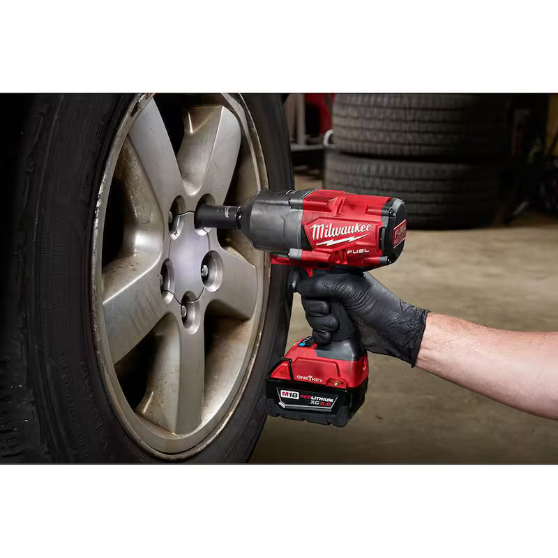 18-Volt Lithium-Ion Brushless Cordless 1/2 in. Impact Wrench Kit with 5.0Ah Battery E8897
