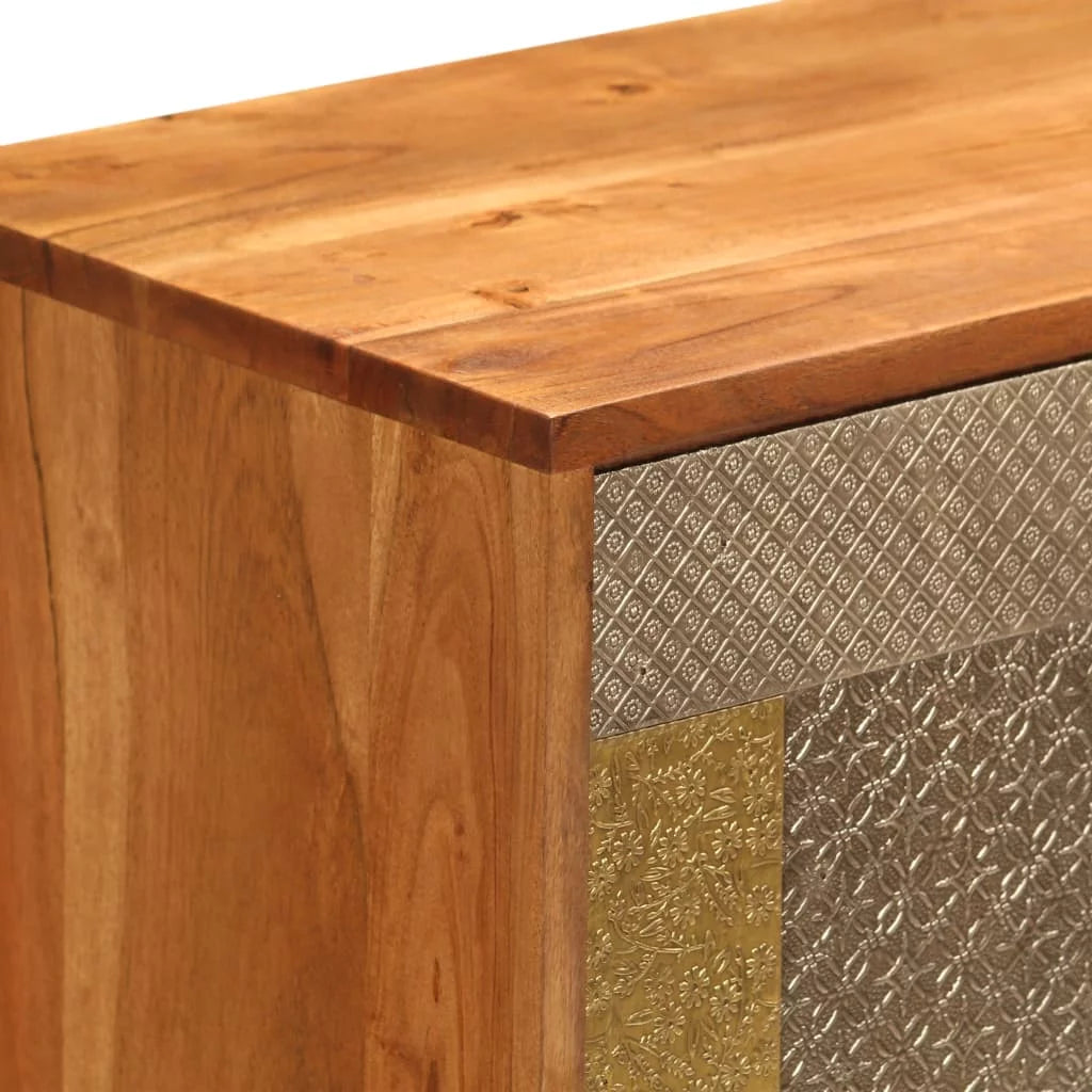 Solid Acacia Wood Sideboard W2454