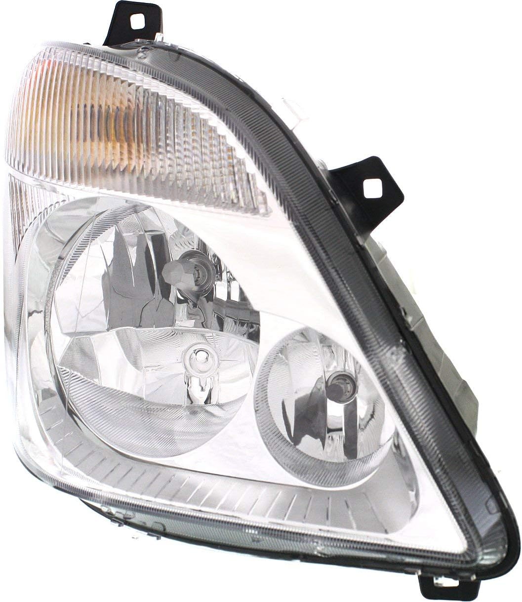 Headlight Set of 2 Halogen Clear Lens Chrome M5988