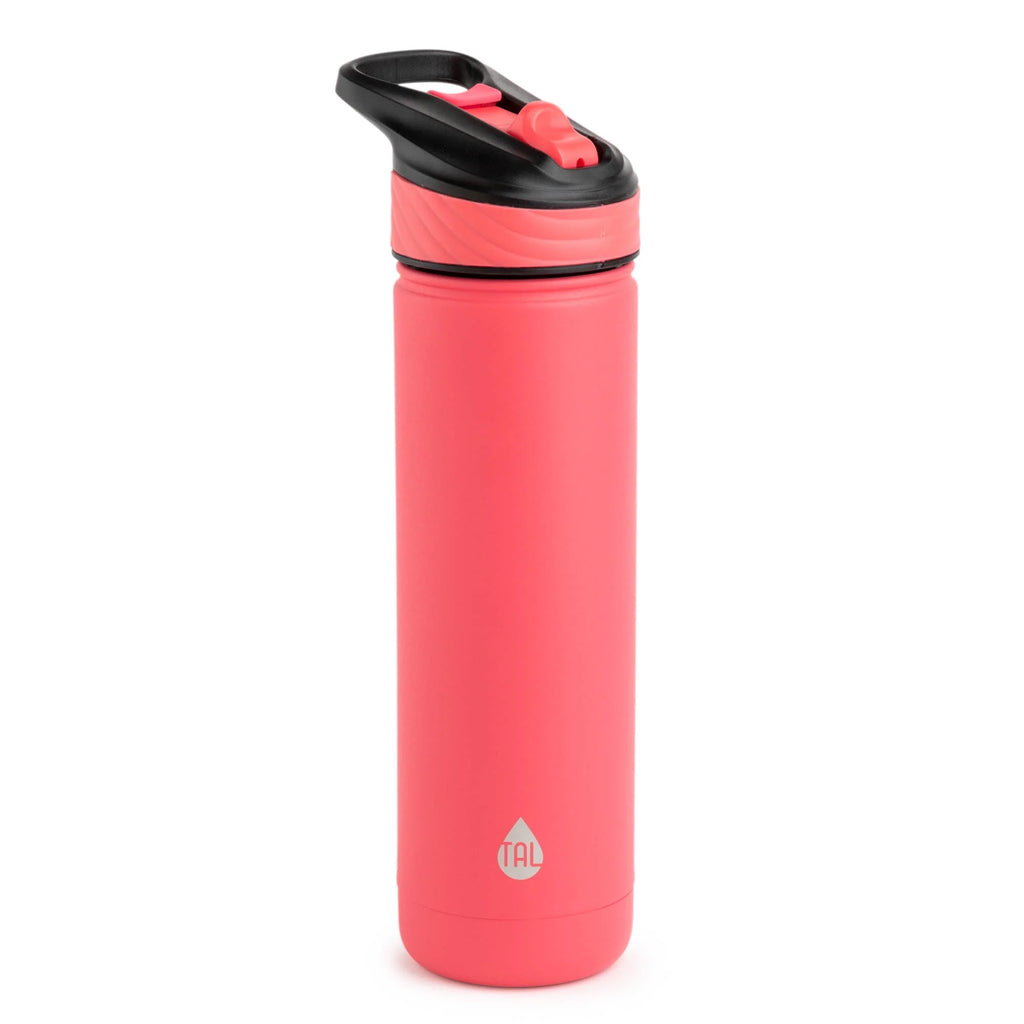 Stainless Steel Water Bottle with Straw 26 oz, Black D965450