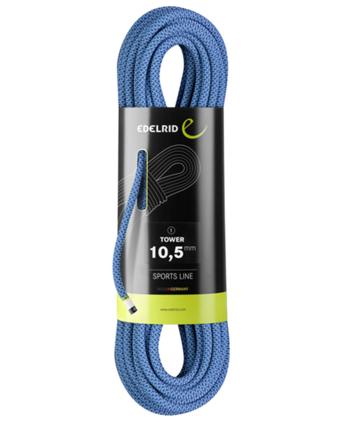 10.5 mm Climbing Rope Aqua Blue 40 M U586293