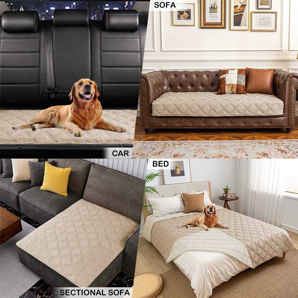 Waterproof Reversible Dog Bed Cover Pet Blanket X884324