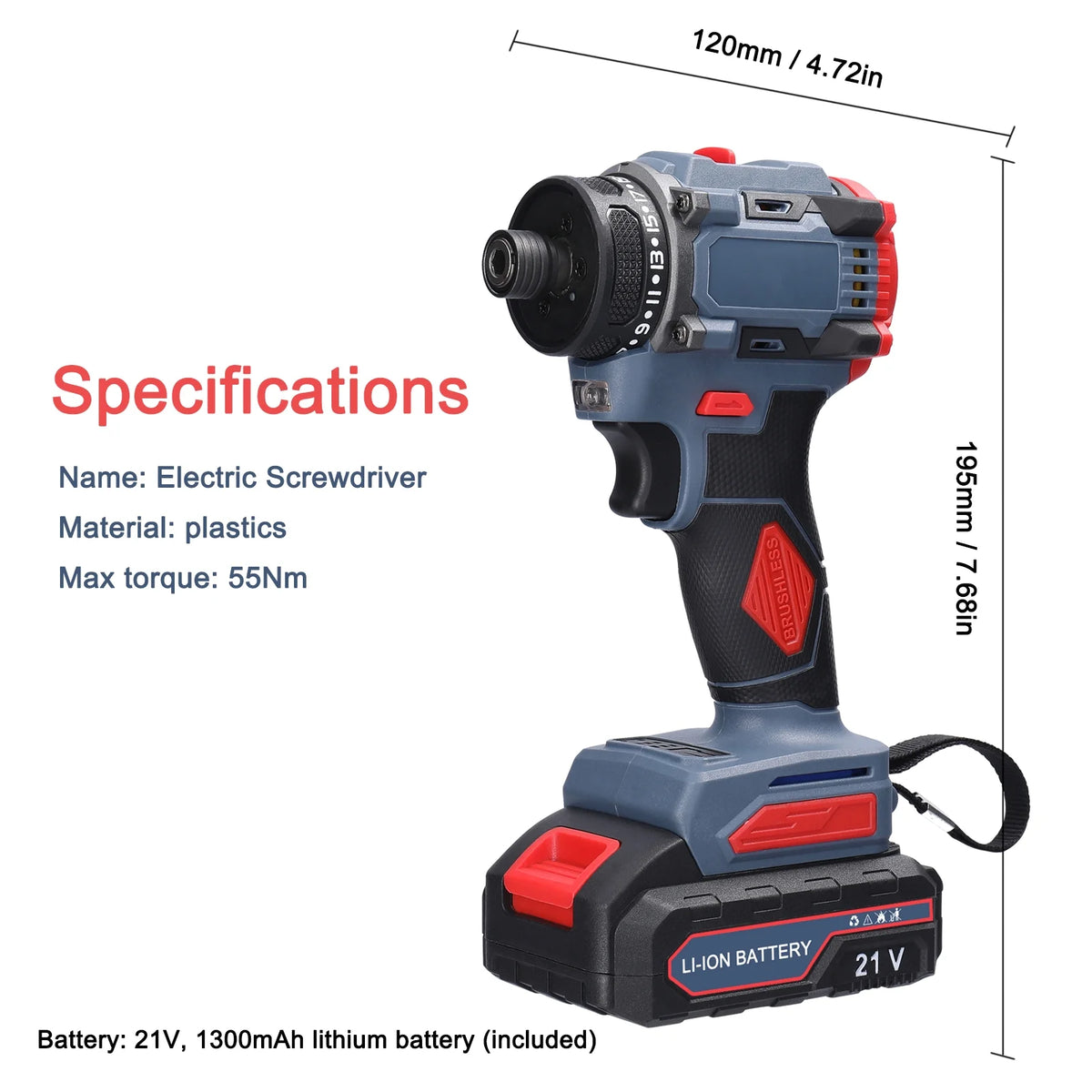 21V Electric Screwdriver M798081