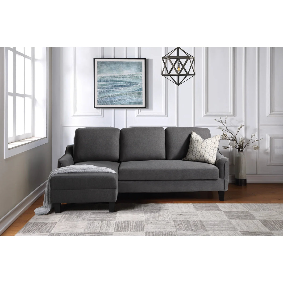 Gray Fabric Sleeper Sofa K564