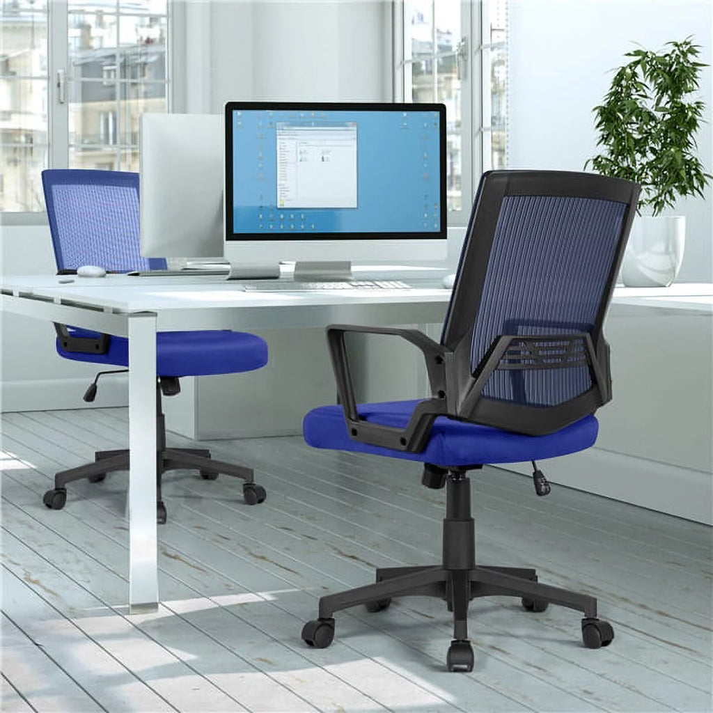 Blue Mesh Ergonomic Office Chair F39791