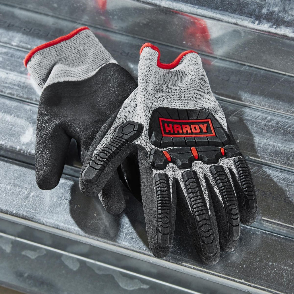 Nitrile-Dipped Impact Protection Work Gloves, X-Large G658