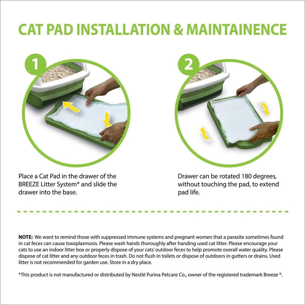 20ct Cat Litter Box Pads Q164