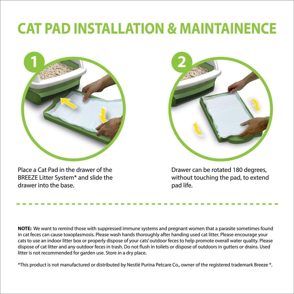 20ct Cat Litter Box Pads Q164
