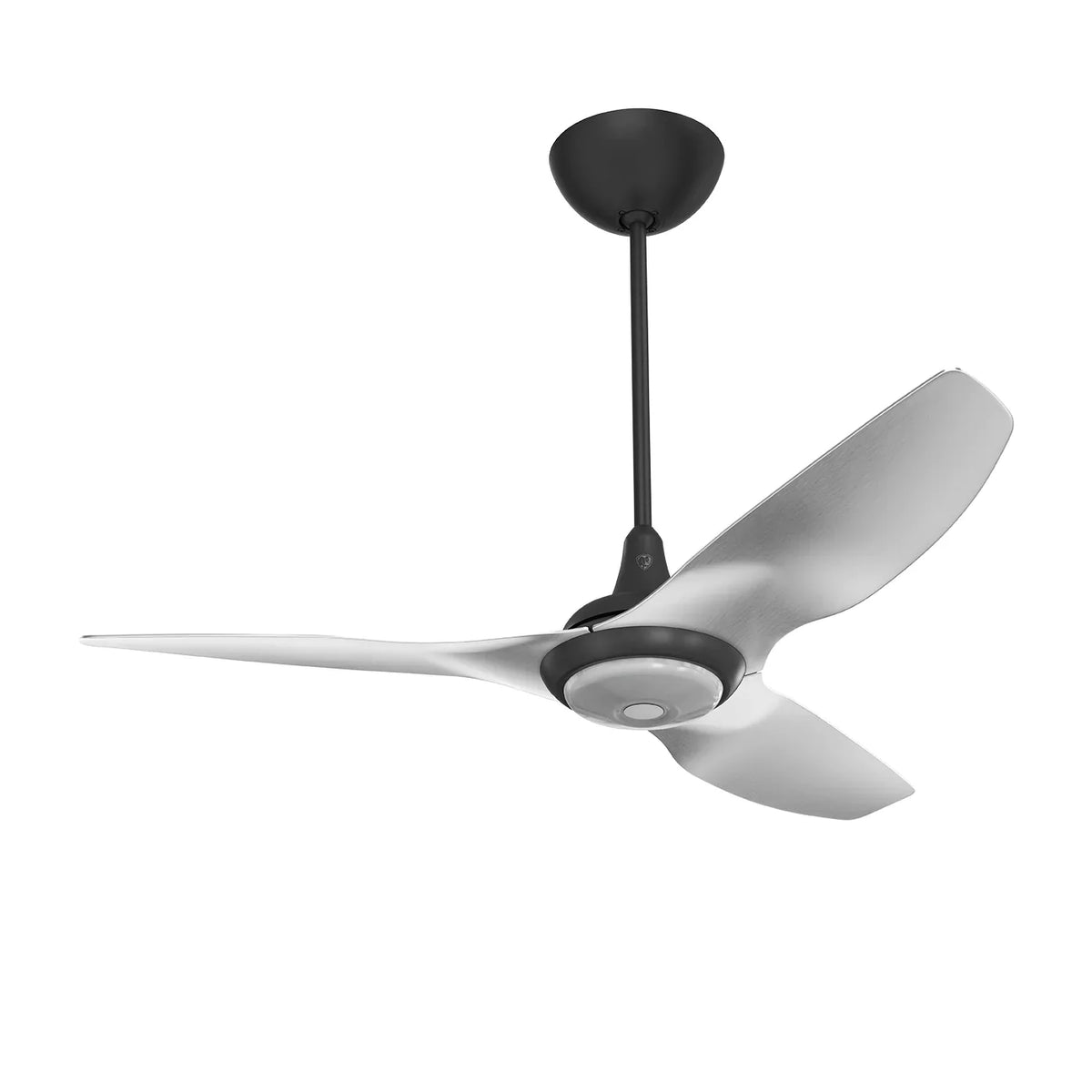 52 Ceiling Fan with Brushed Aluminum Blades and Black Finish D440850