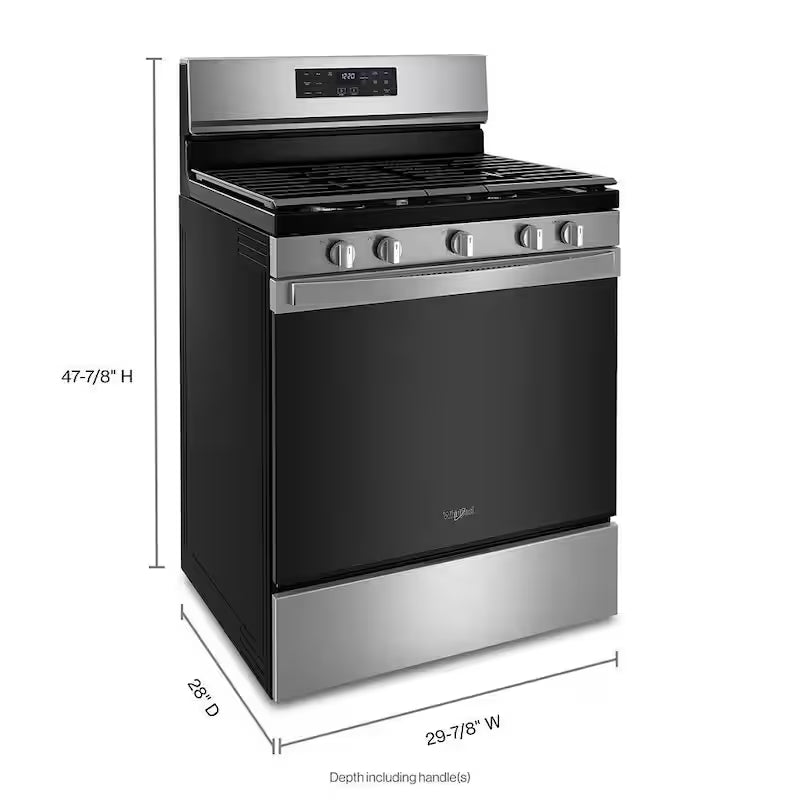 Gas Range with Air Fry in Stainless Steel C346619