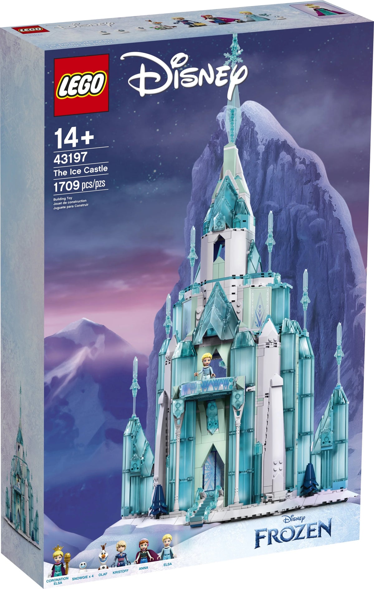 Ice Castle Building Toy with Anna and Elsa Mini Doll Figures I72119