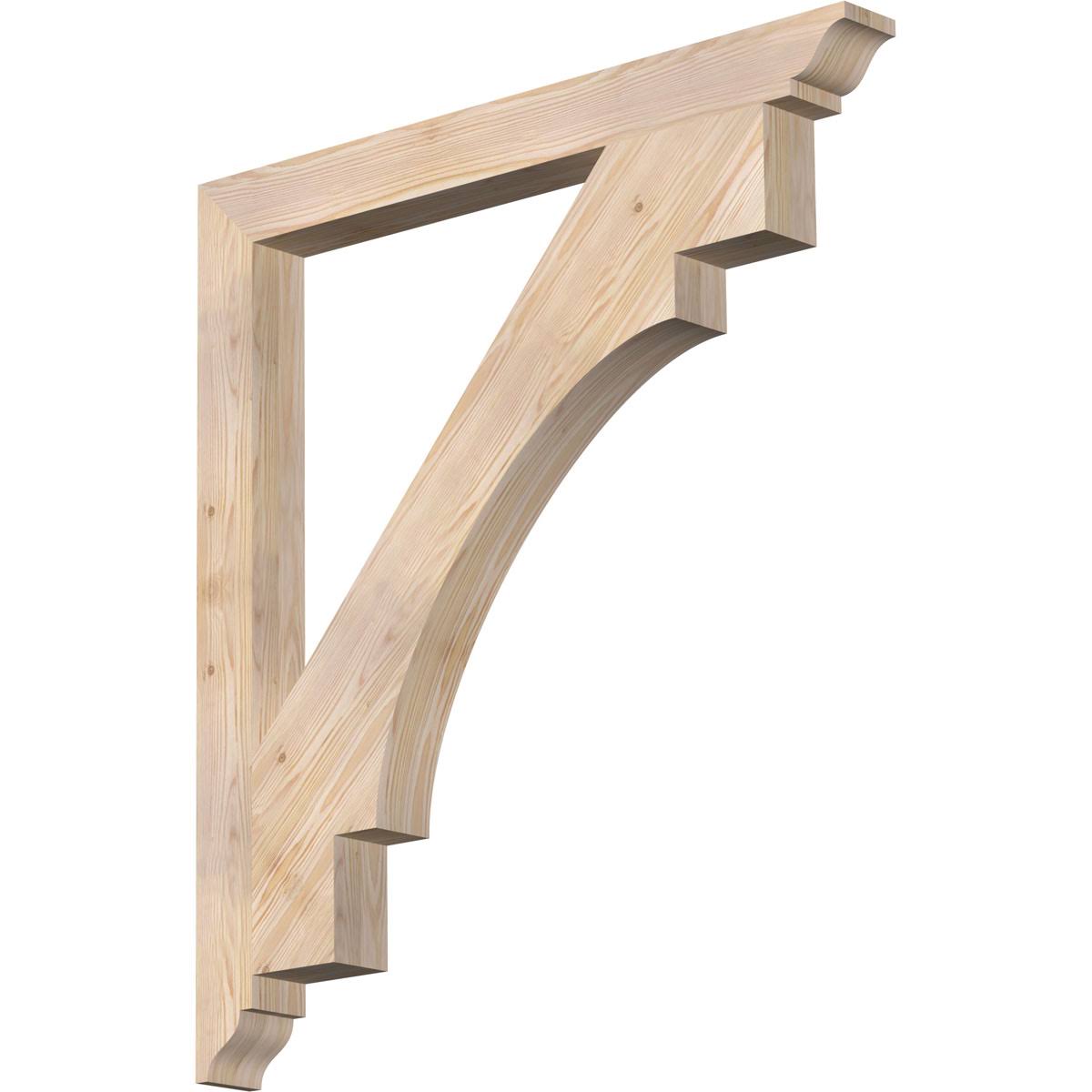 Douglas Fir Traditional Smooth Bracket D851
