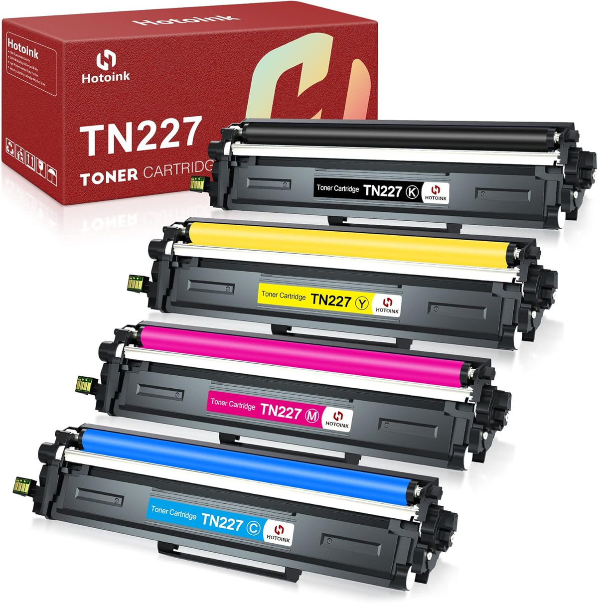 Compatible Toner Cartridge Replacement 4 Pack High Yield V57737