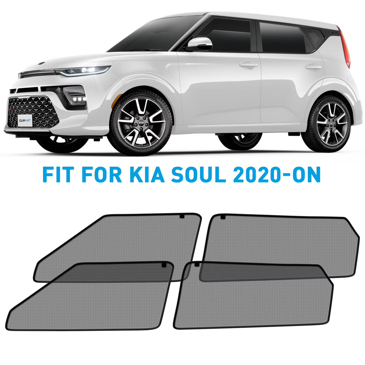 Magnetic Car Window Sunshade 4 Pc. Set X322