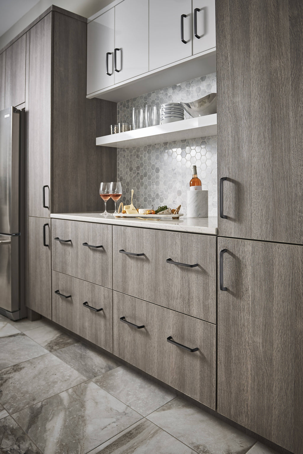 Brushed Satin Nickel Bar Pull J16773