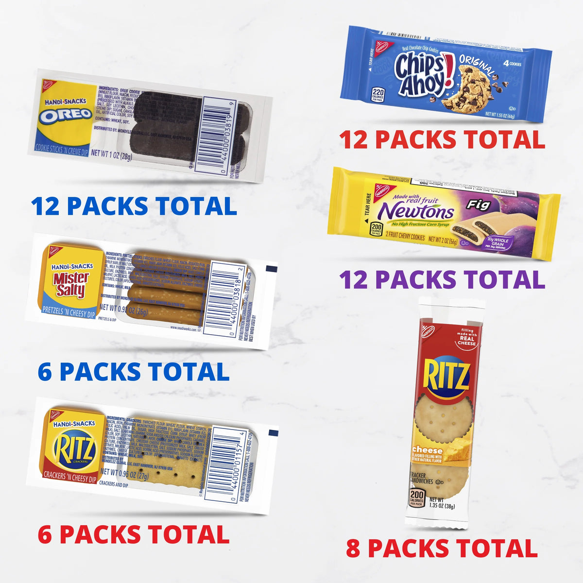 56 Snack Packs Variety Pack S972692
