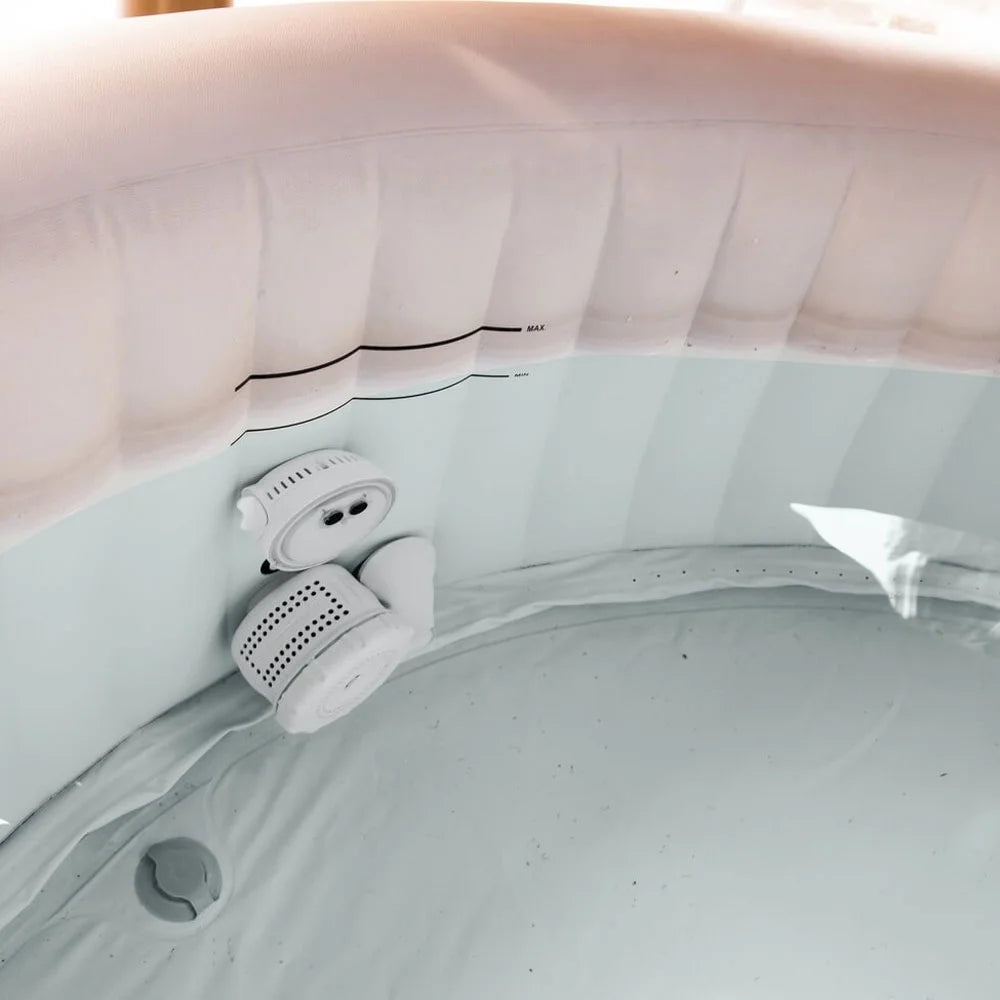 Inflatable 6 Person Hot Tub with Battery LED Light T86946