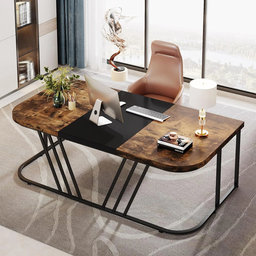 63" Industrial Executive Desk A22635