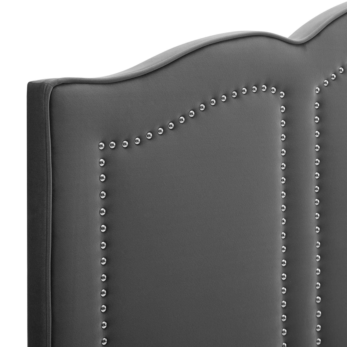 King/California King Pink Velvet Headboard E6547