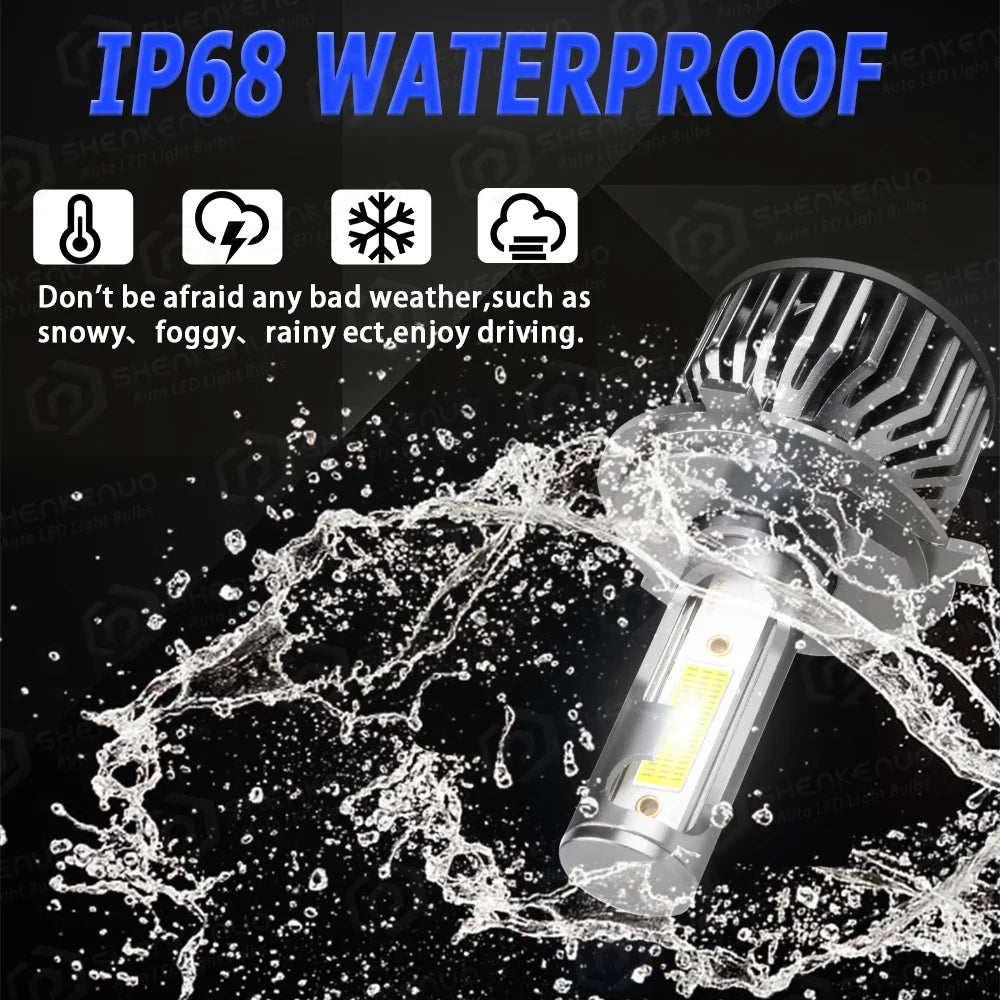 9003 H4 LED Headlight Bulbs 2pcs F3719