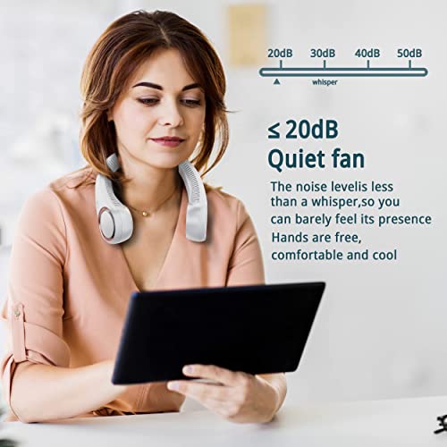 Portable Rechargeable Bladeless Neck Fan W9542