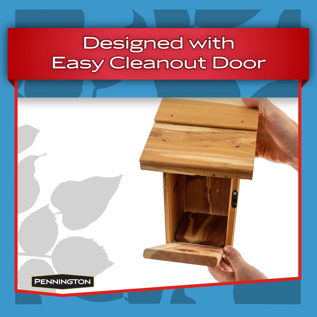 Red Cedar Bluebird Wild Bird House I53171