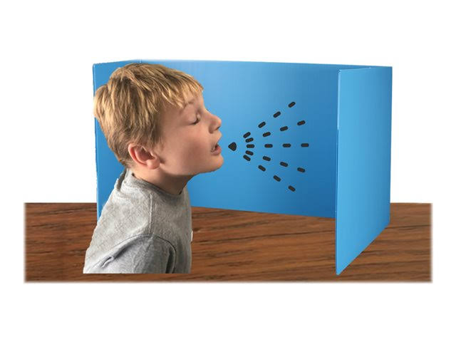 Blue Privacy Carrel Pack of 12 R912073