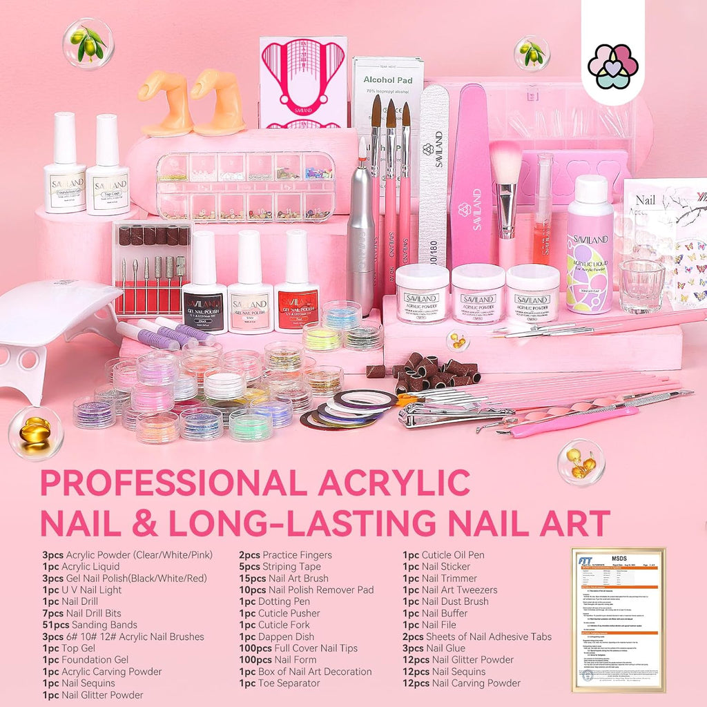 Acrylic Nail Kit with Drill Z68327