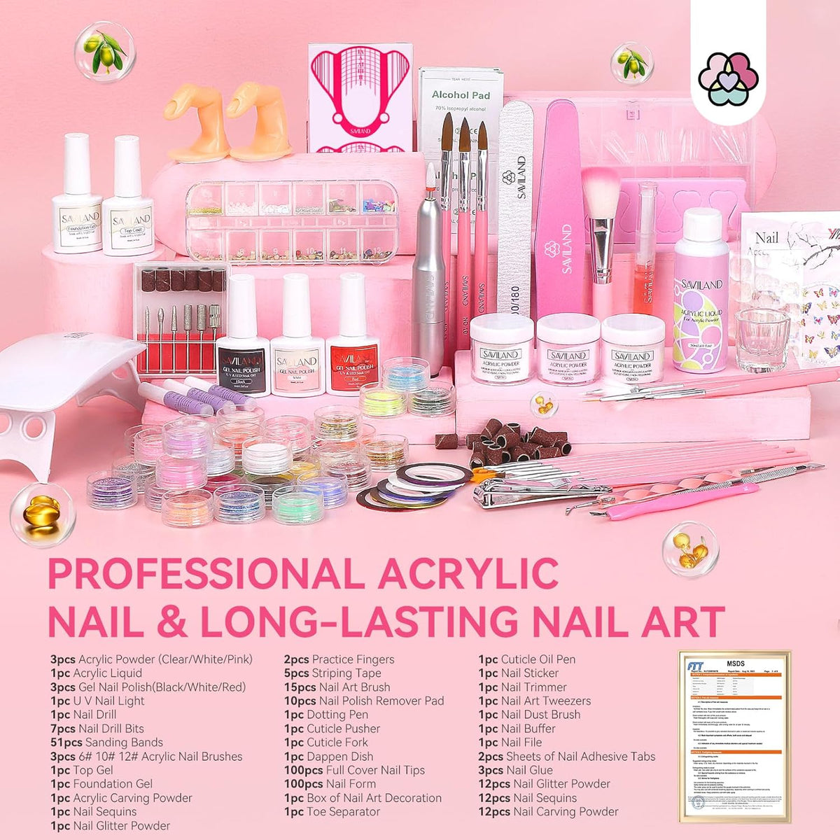 Acrylic Nail Kit with Drill Z68327