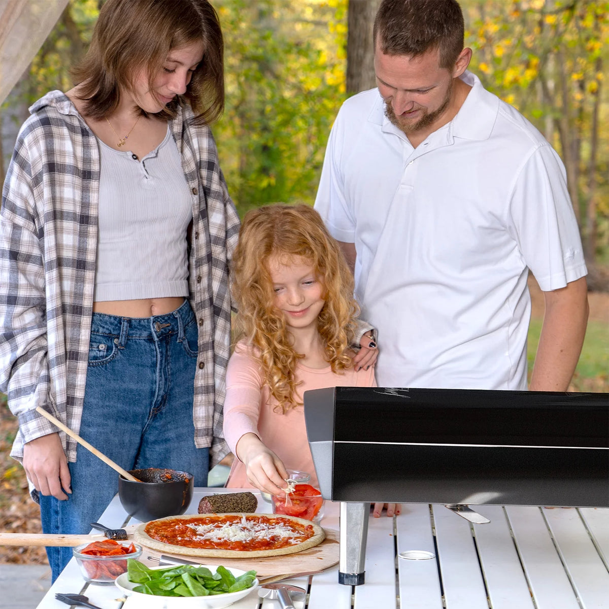 Black Portable Gas Pizza Oven S1668
